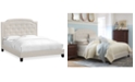 Furniture Malinda Upholstered Twin Bed